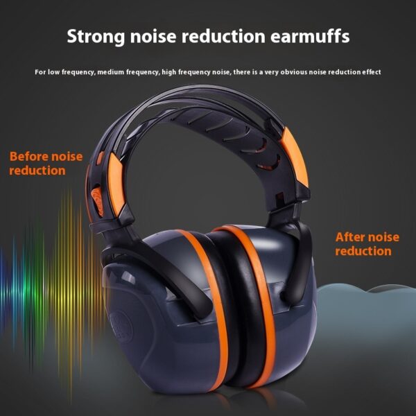 Head Mounted Soundproof And Comfortable Noise Proof Earmuffs - Image 3