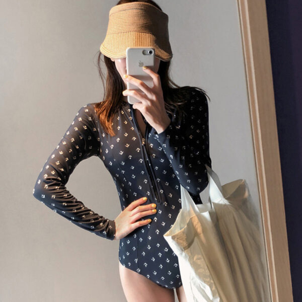 Slim Snorkeling Hot Spring Conservative Swimsuit - Image 4